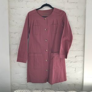 Burgundy APC Shirt Dress